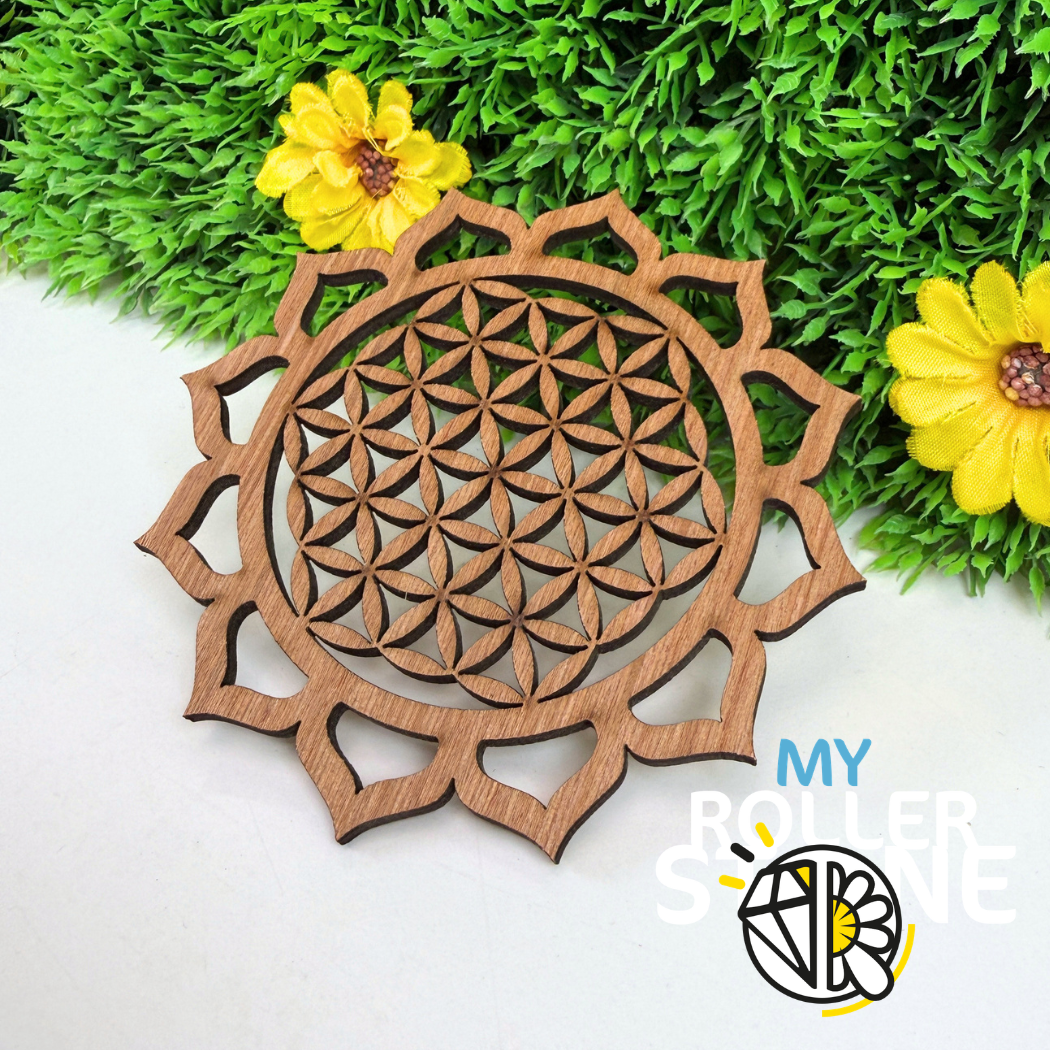 Fleur de Vie en bois d'okoumé