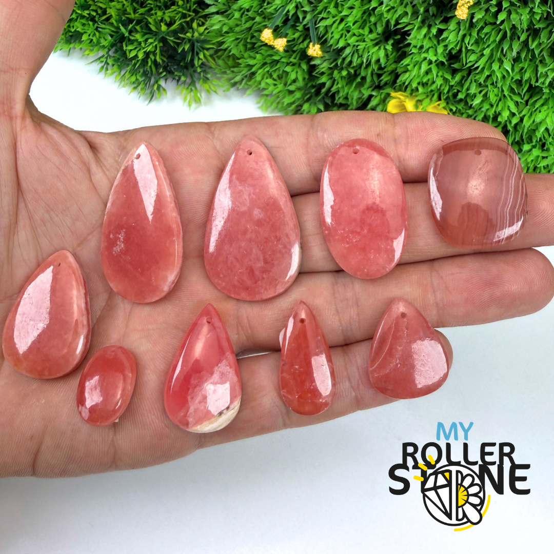 Pendentif percé Rhodochrosite Qualité gemme