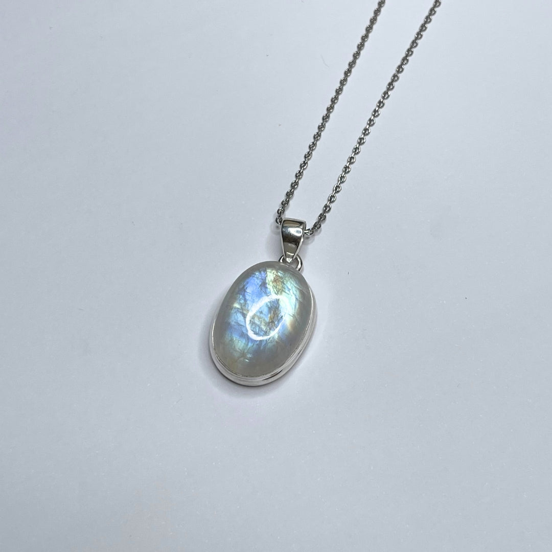 Pendentif Pierre de Lune Argent #19