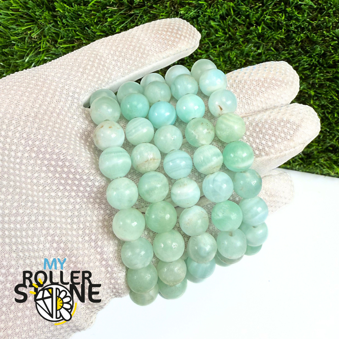 Bracelet en Calcite Bleue des Caraïbes