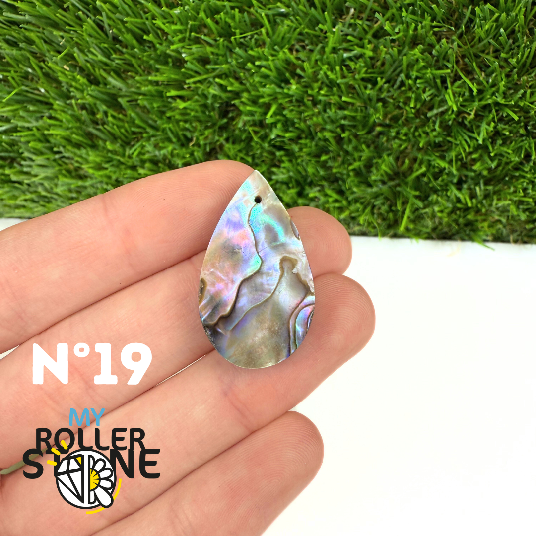 Pendentif en Abalone Forme Libre 5A
