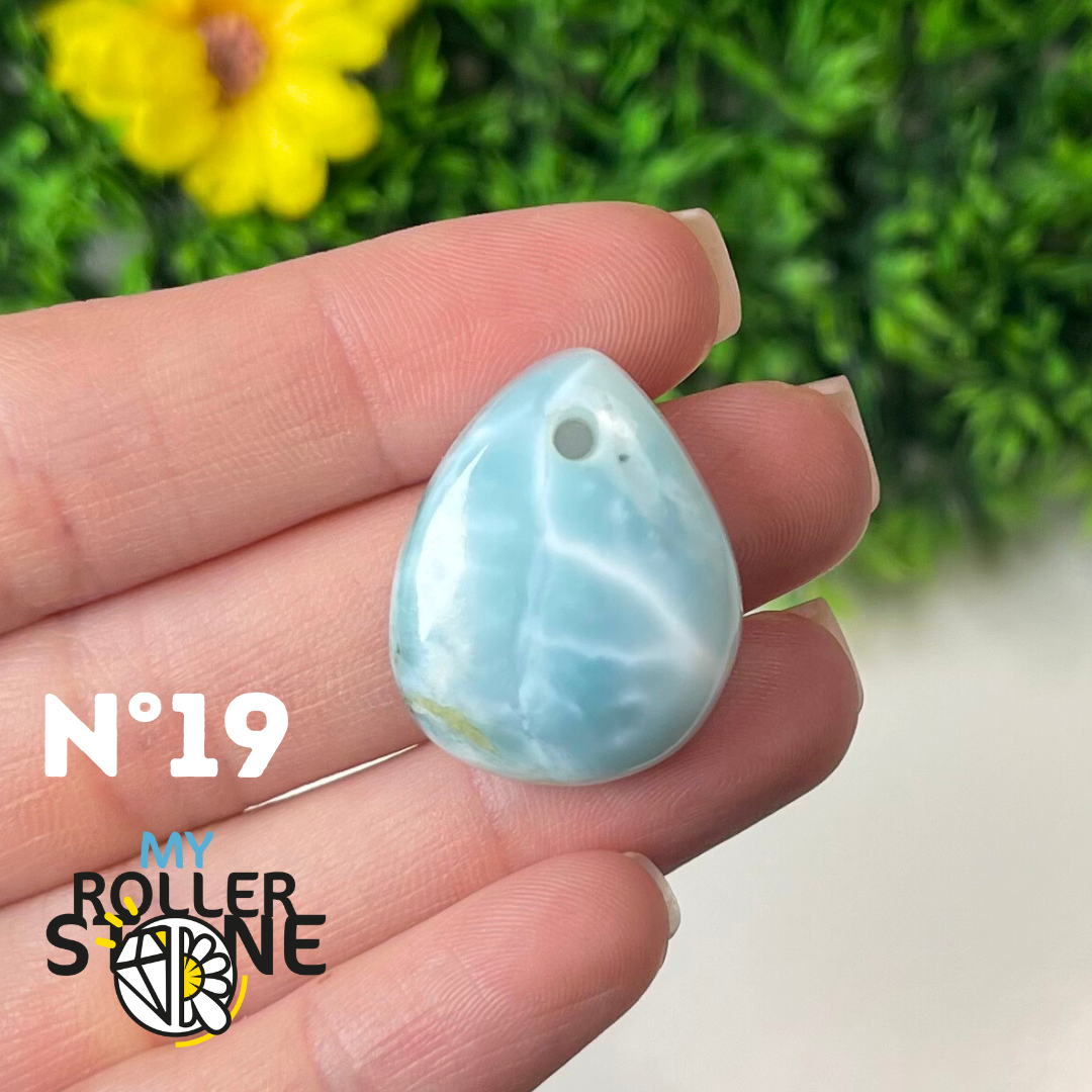 Pendentif Larimar 5A percé