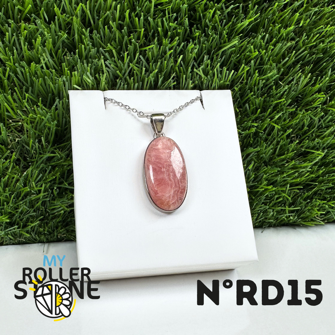 Pendentif Argent Rhodochrosite #15