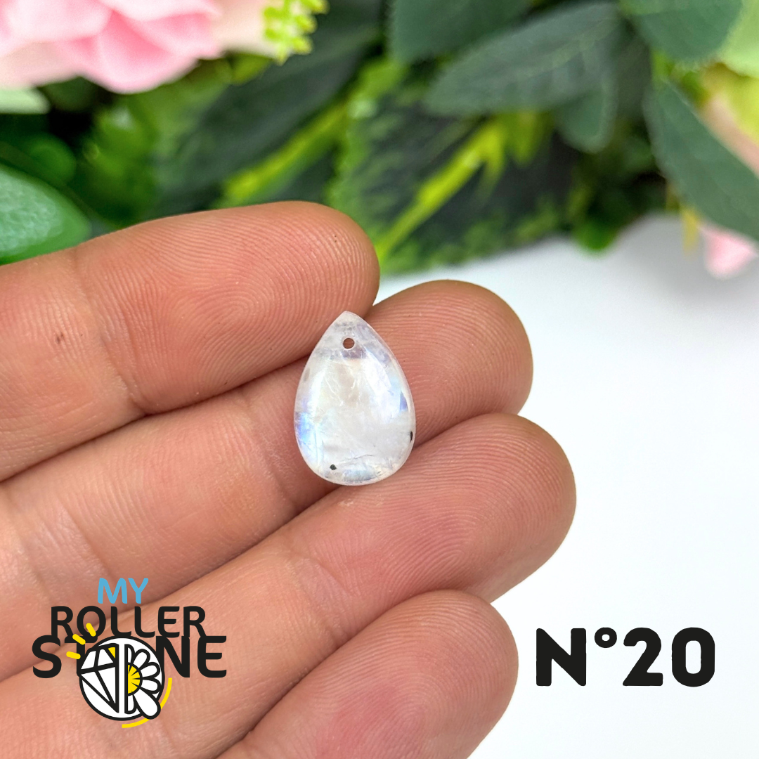 Petits Pendentifs Pierre de lune Forme Libre 5A