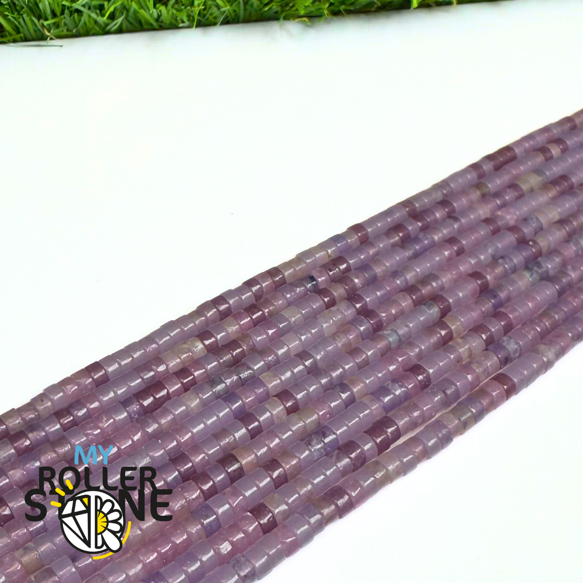 Perle Heishi Lépidolite Brésil