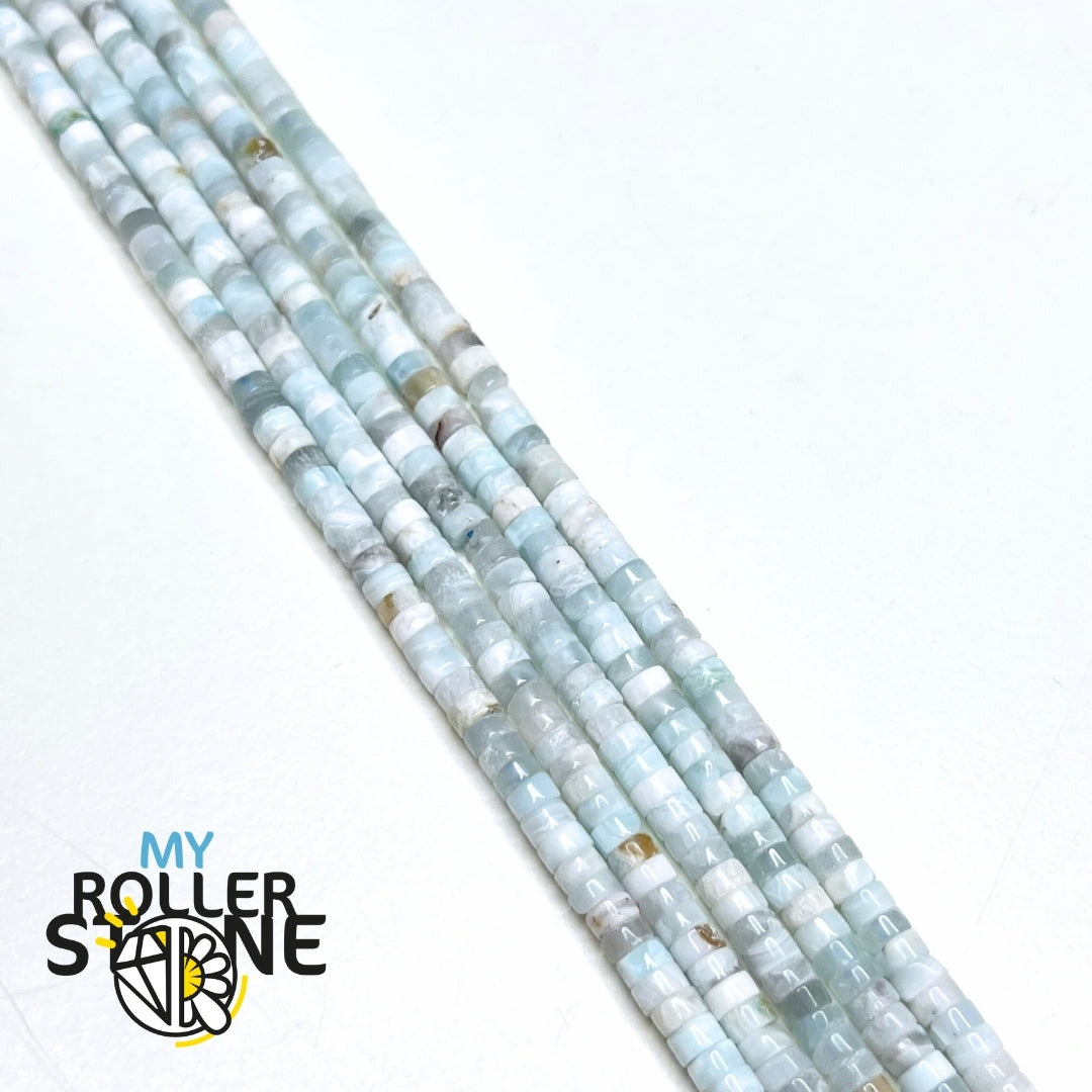 Perle heishi Larimar