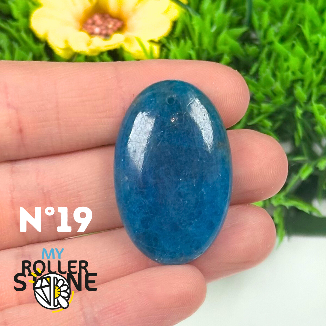 Pendentif Apatite bleue 5A