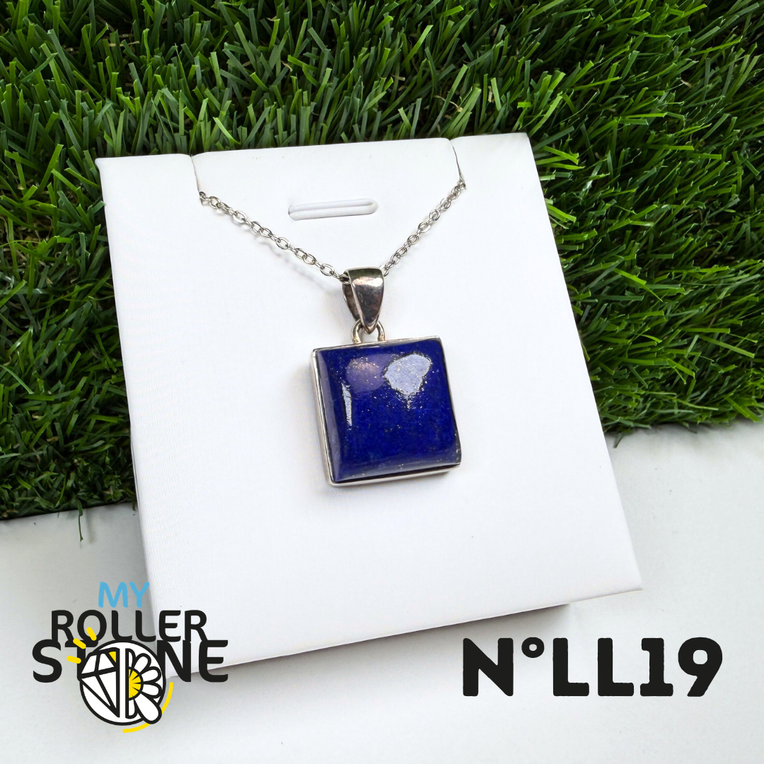 Pendentif Argent 925 Lapis Lazuli #19
