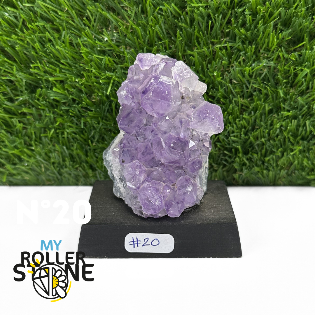 Améthyste sur socle