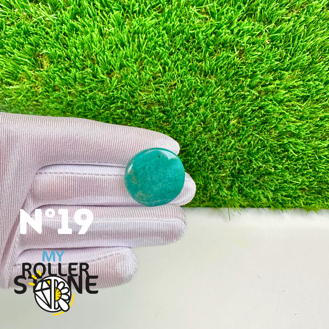 Pendentif Amazonite bleue