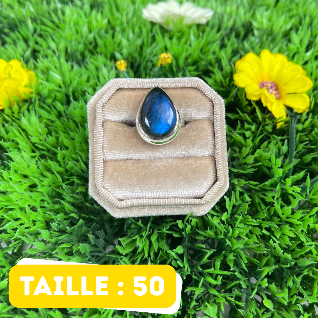 Bague Labradorite Bluefire #319