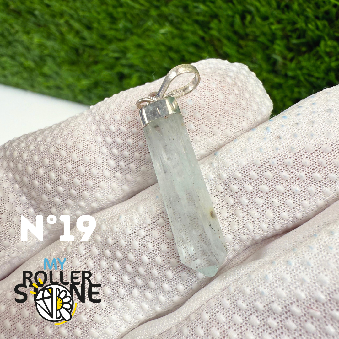 Pendentif Aigue-Marine et Argent