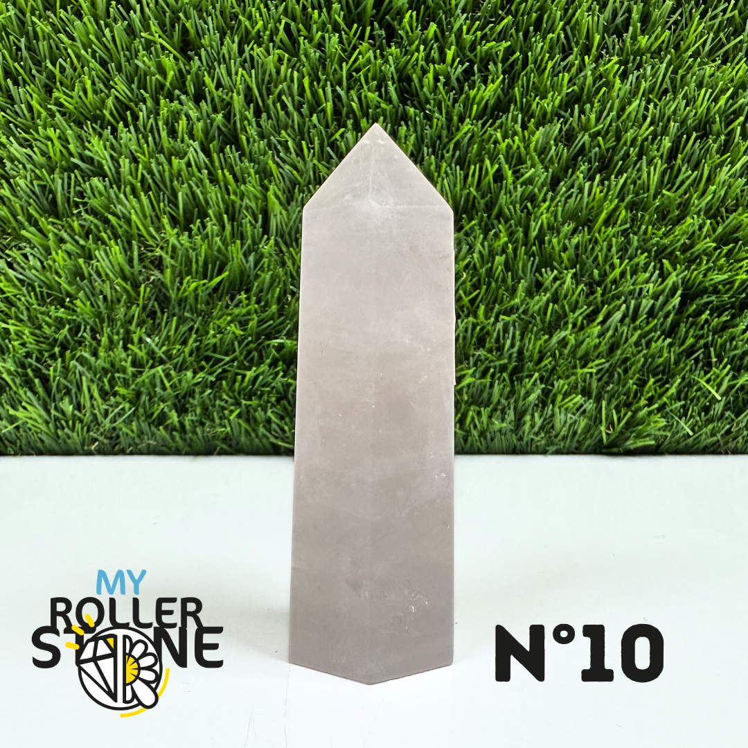 Pointes Pierre Quartz Rose