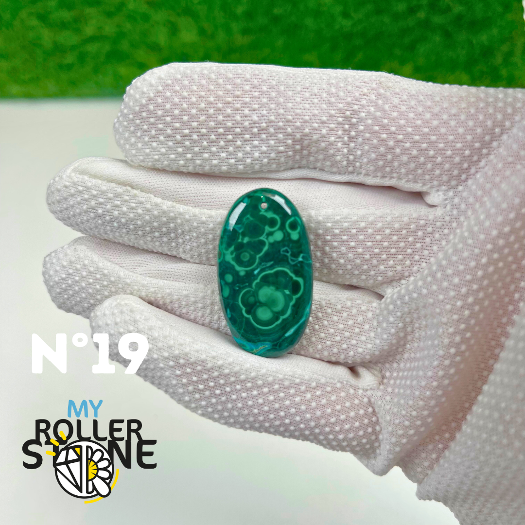 Pendentif Malachite 5A percé