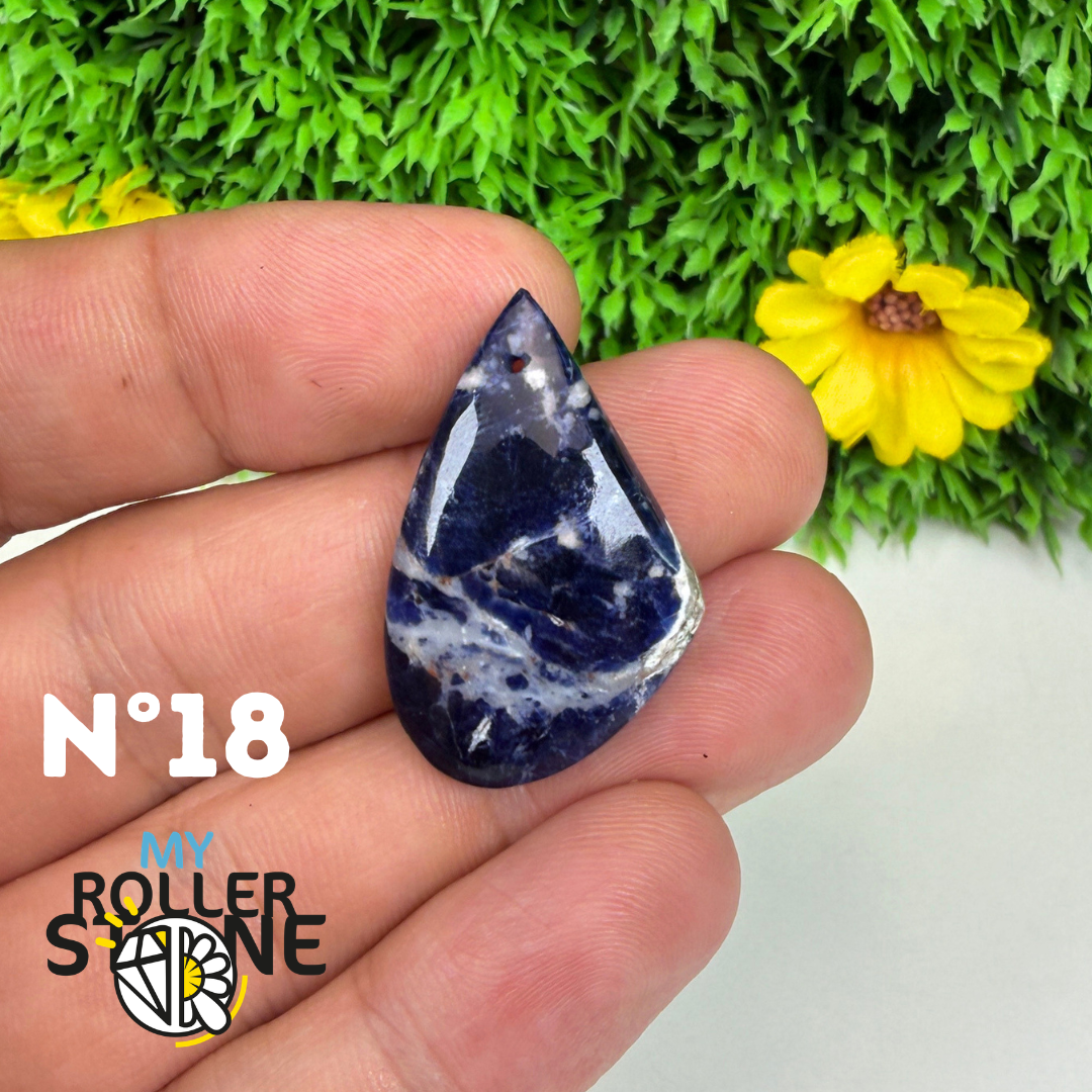 Pendentifs Percés Sodalite 5A