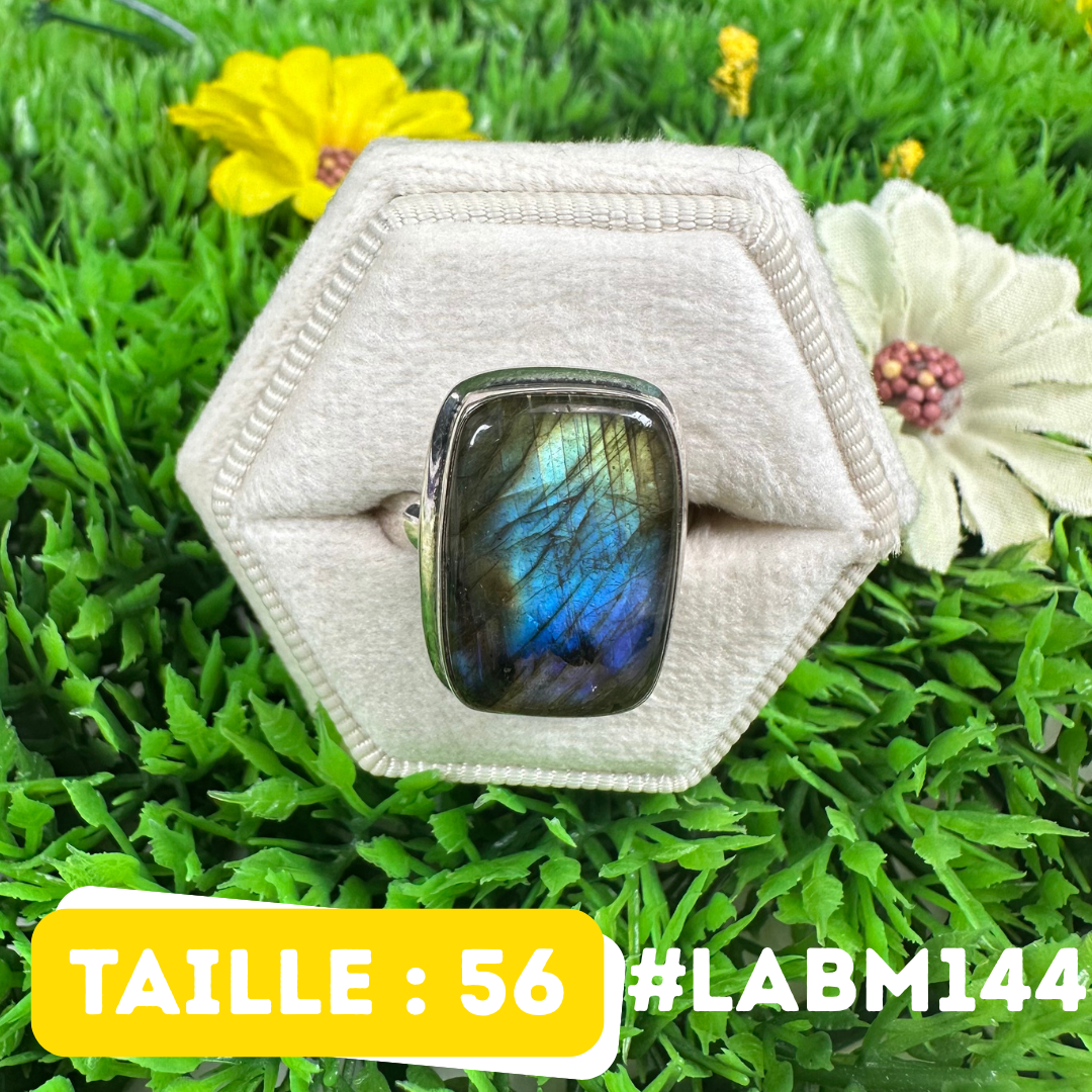 Bague Argent Labradorite Multifire #LABM144
