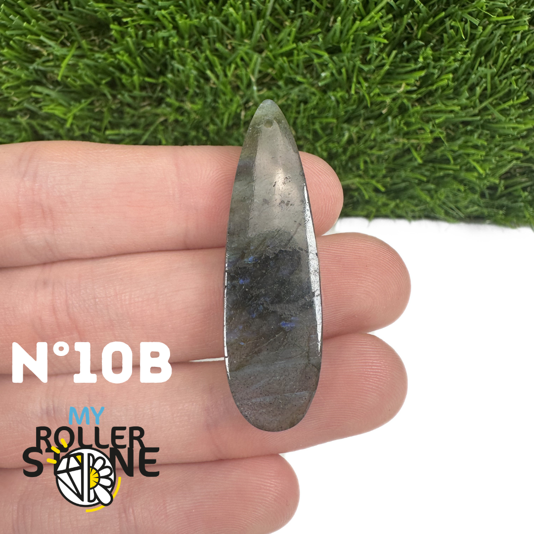 Pendentif Percé Labradorite Goutte