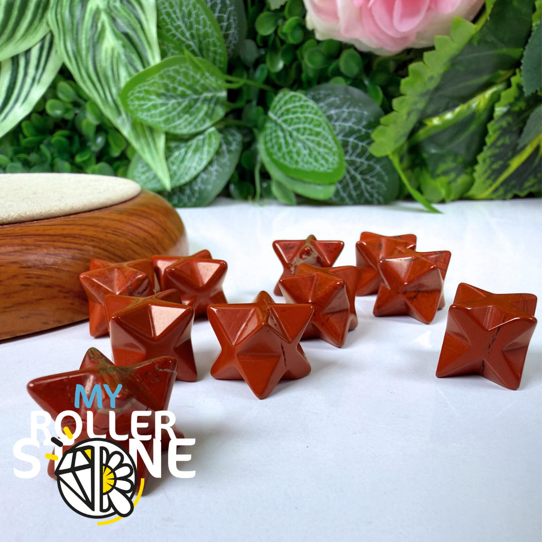 Merkaba Jaspe rouge