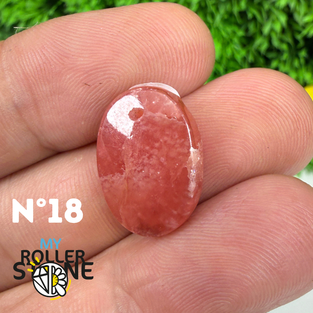 Pendentif percé Rhodochrosite Qualité gemme