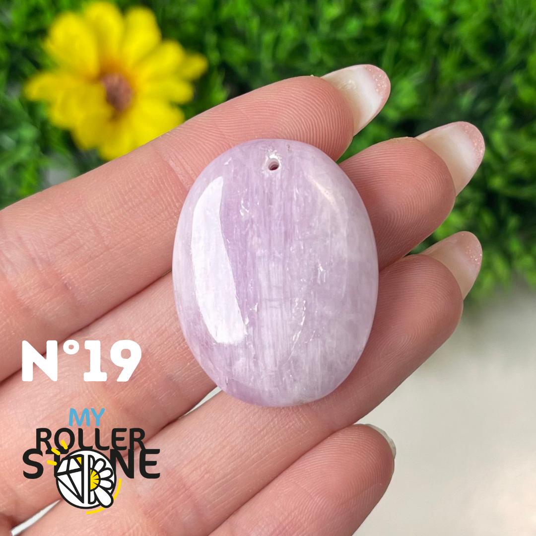 Pendentif Kunzite 5A percé