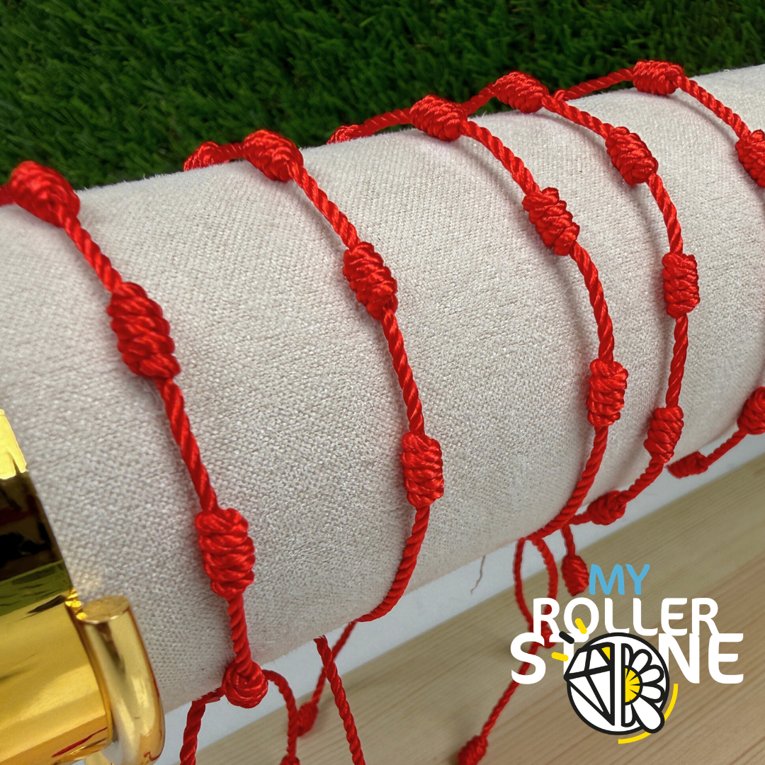 Bracelet Rouge 7 noeuds