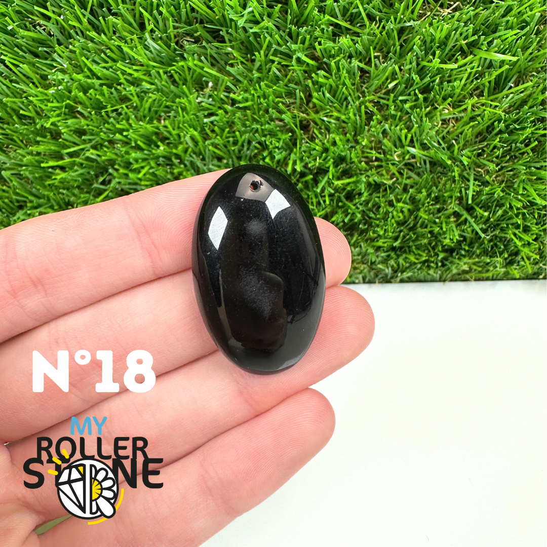 Pendentif Percé Tourmaline Noire