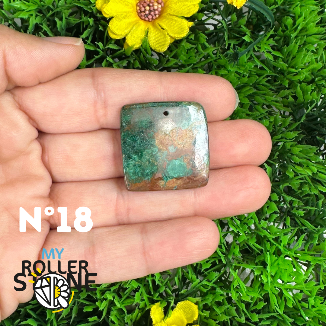 Pendentif Percé Chrysocolle