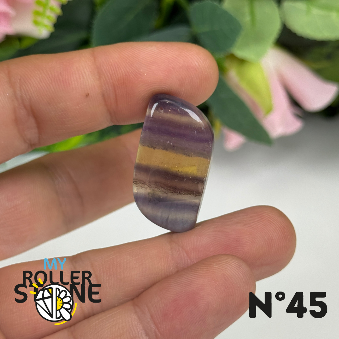 Pendentif percé Fluorite 5A