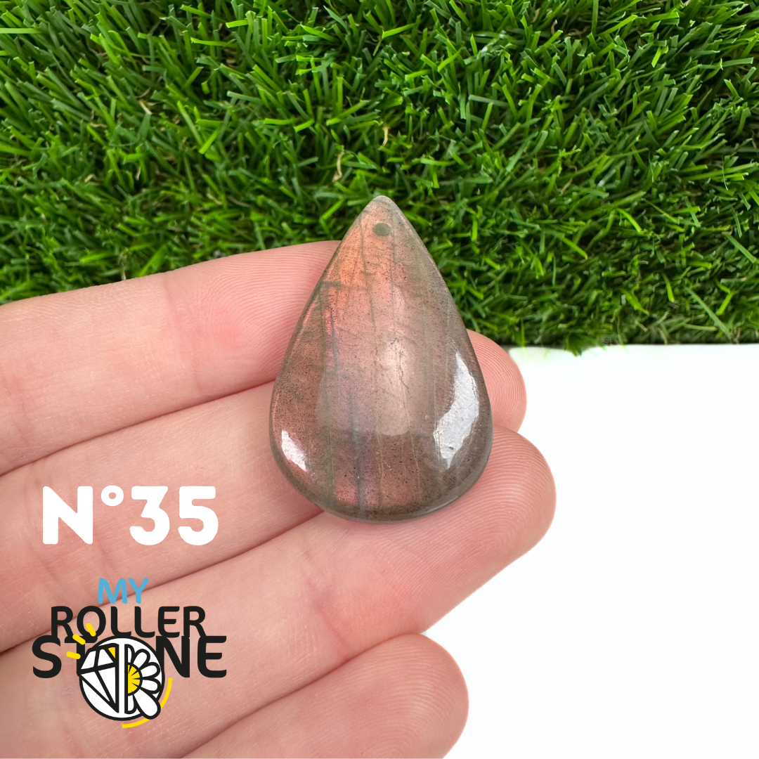 Pendentifs Labradorite Violette forme Libre 5A