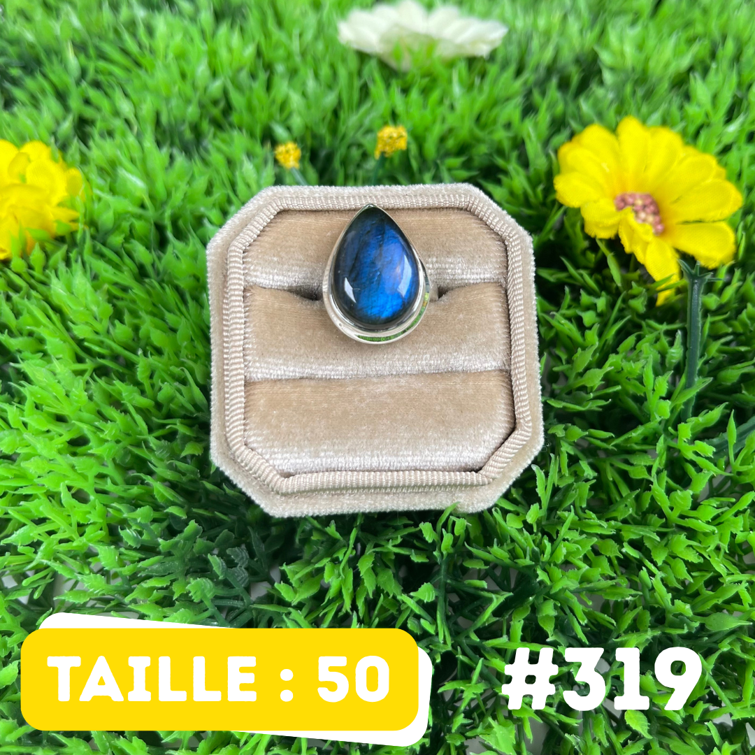 Bague Labradorite Bluefire #319