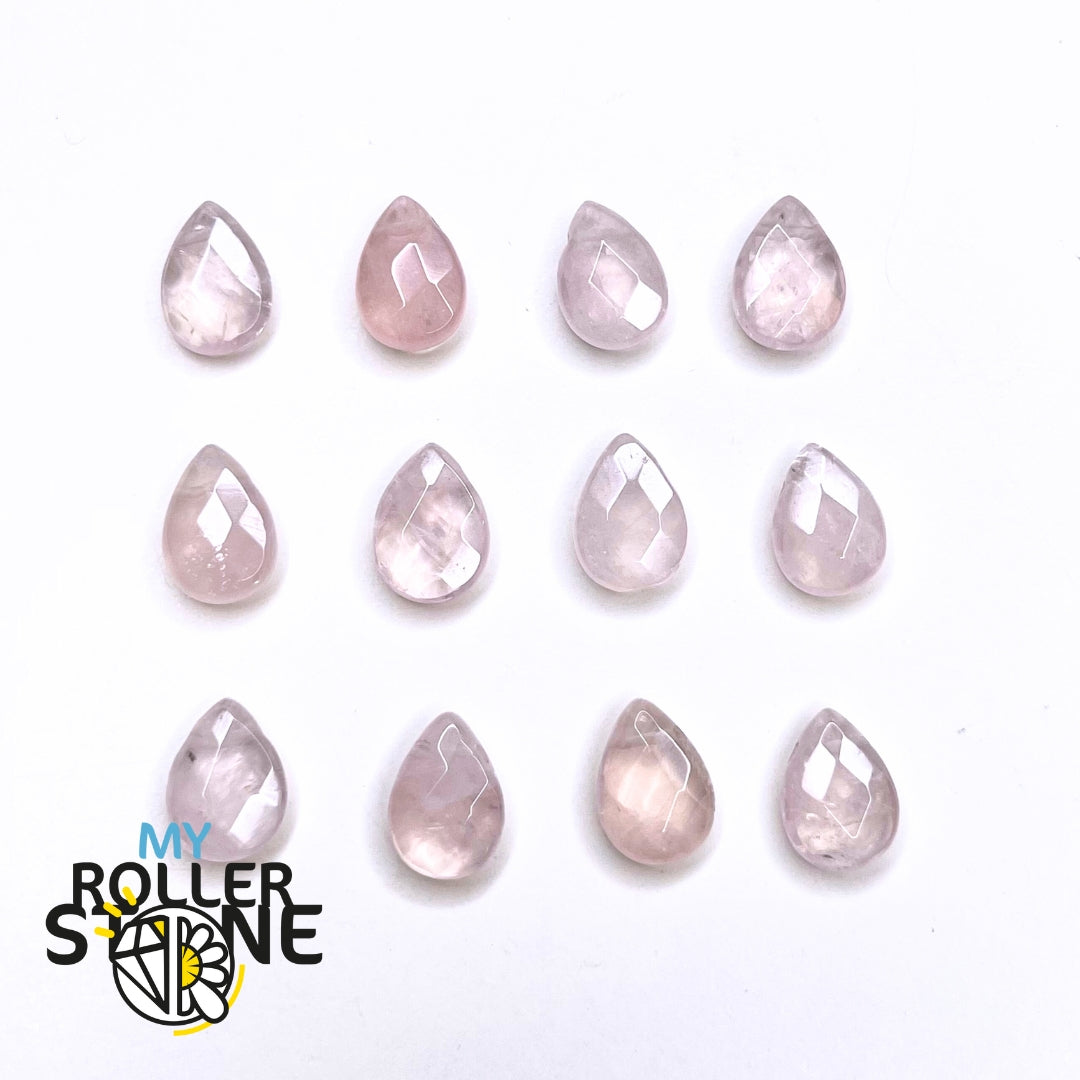 Perle Goutte Quartz Rose