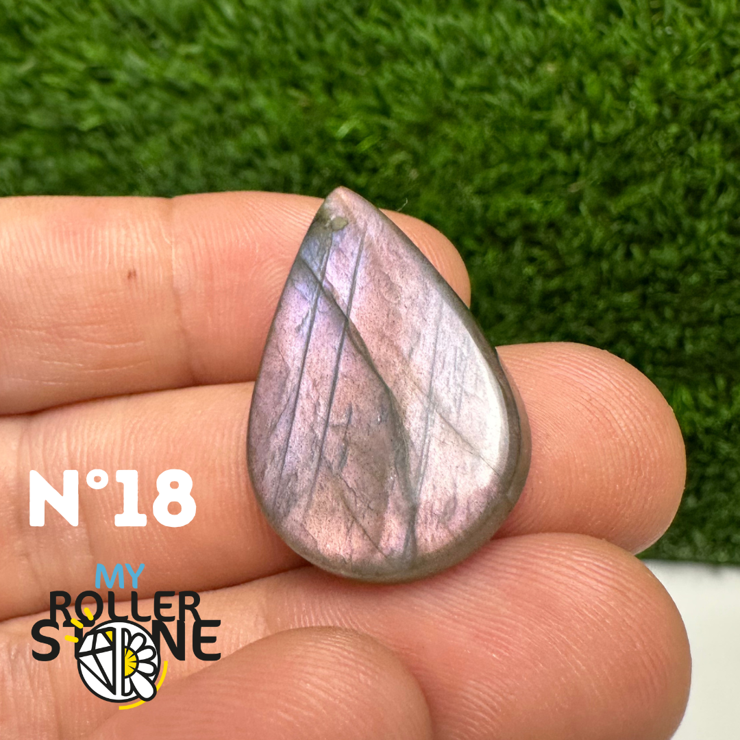 Pendentifs Labradorite Violette forme Libre 5A