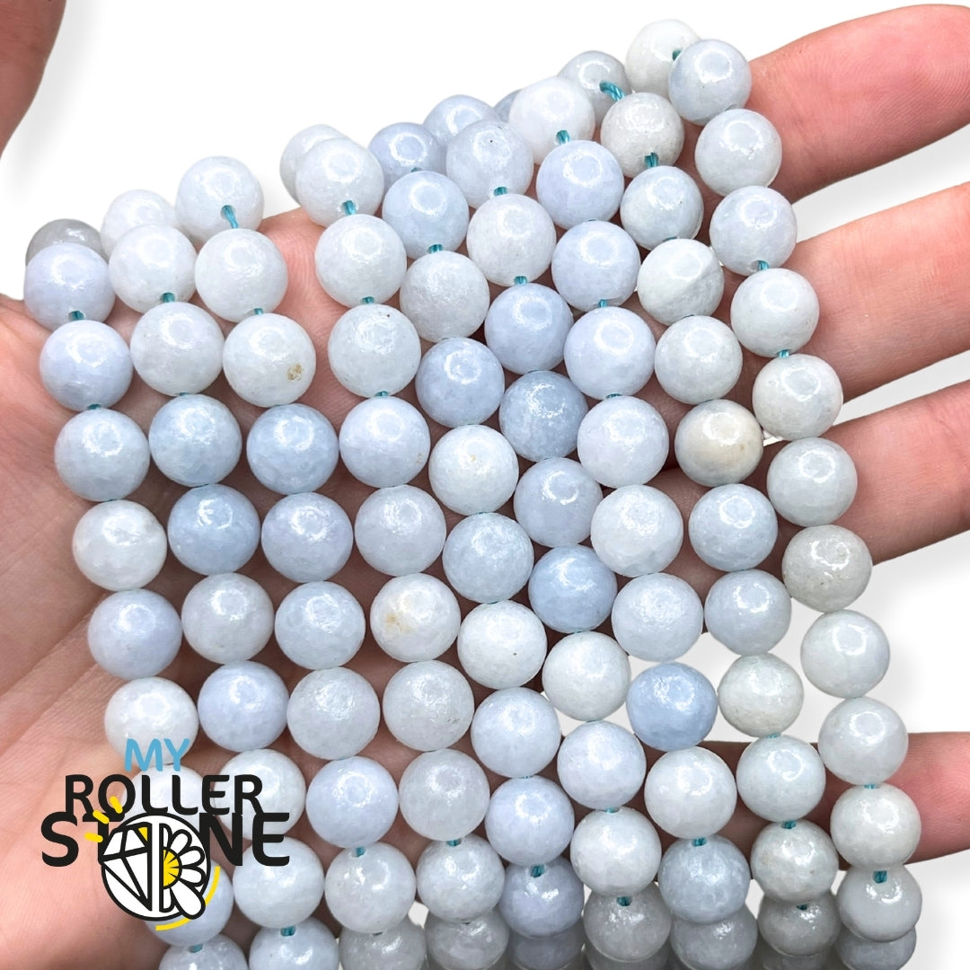 Perle Calcite Bleue 8 MM