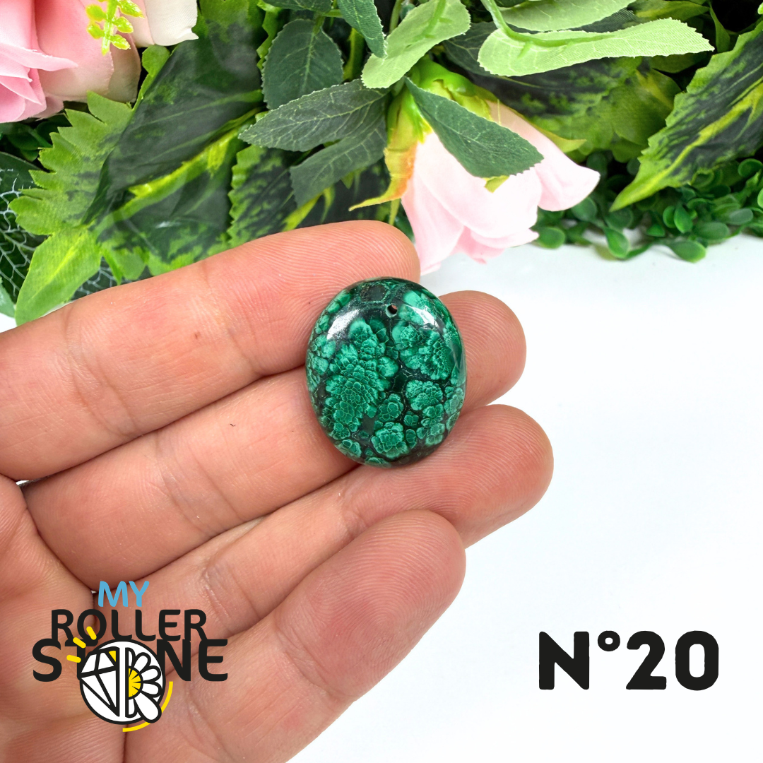 Pendentif Malachite Percé 5A