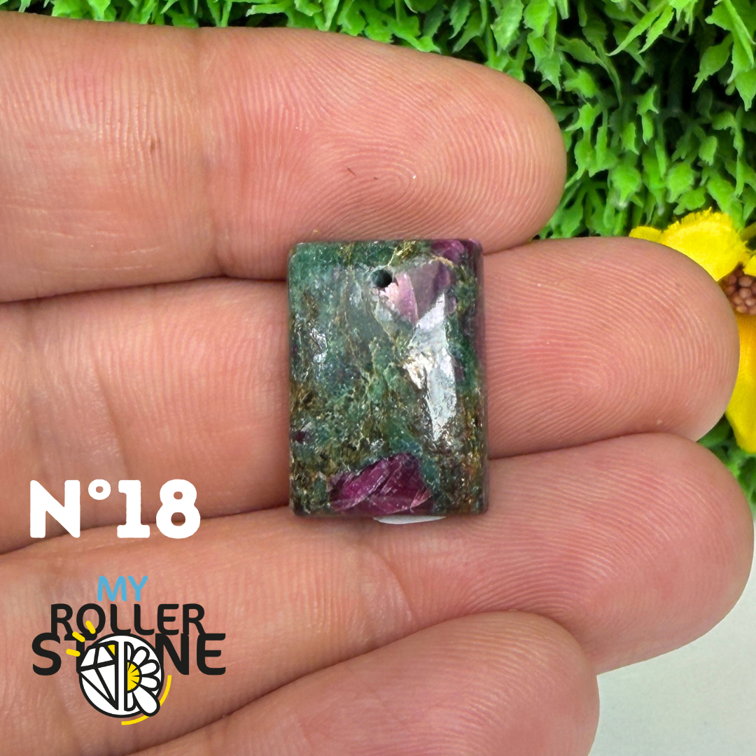 Pendentif percé Ruby Fushiste 5A