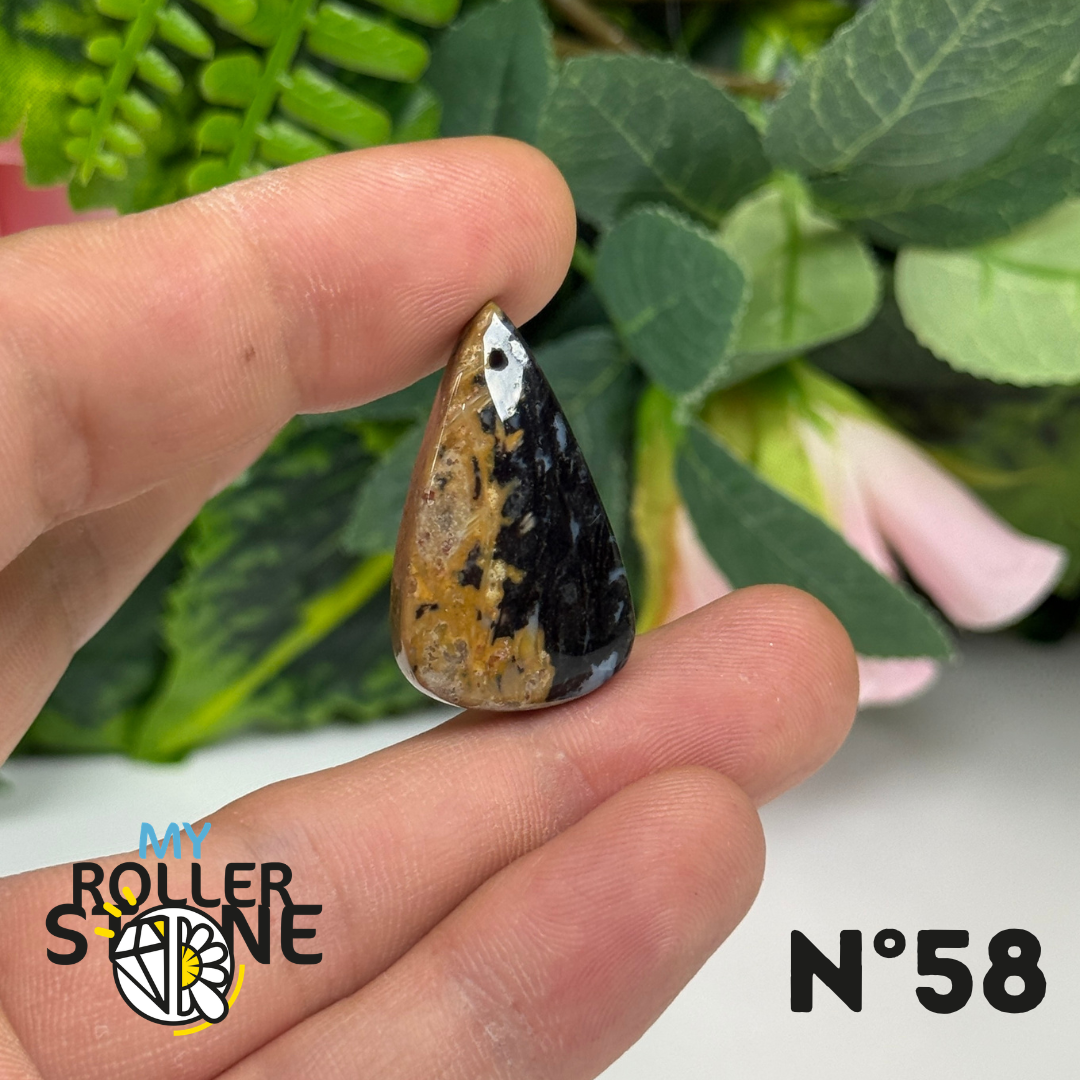 Pendentif Agate Racine de Palmier