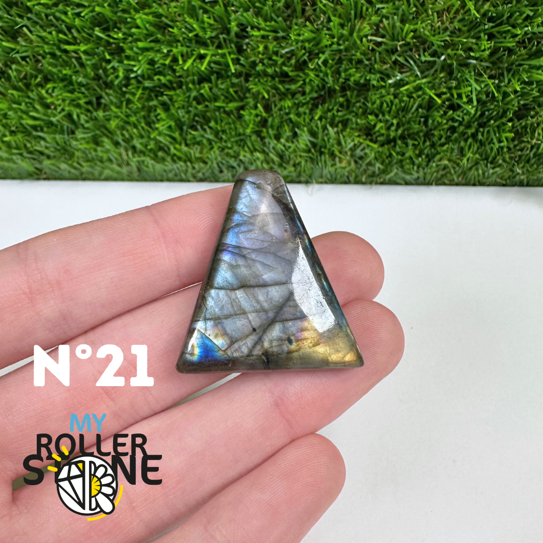 Pendentif Percé Labradorite Multi Fire 5A