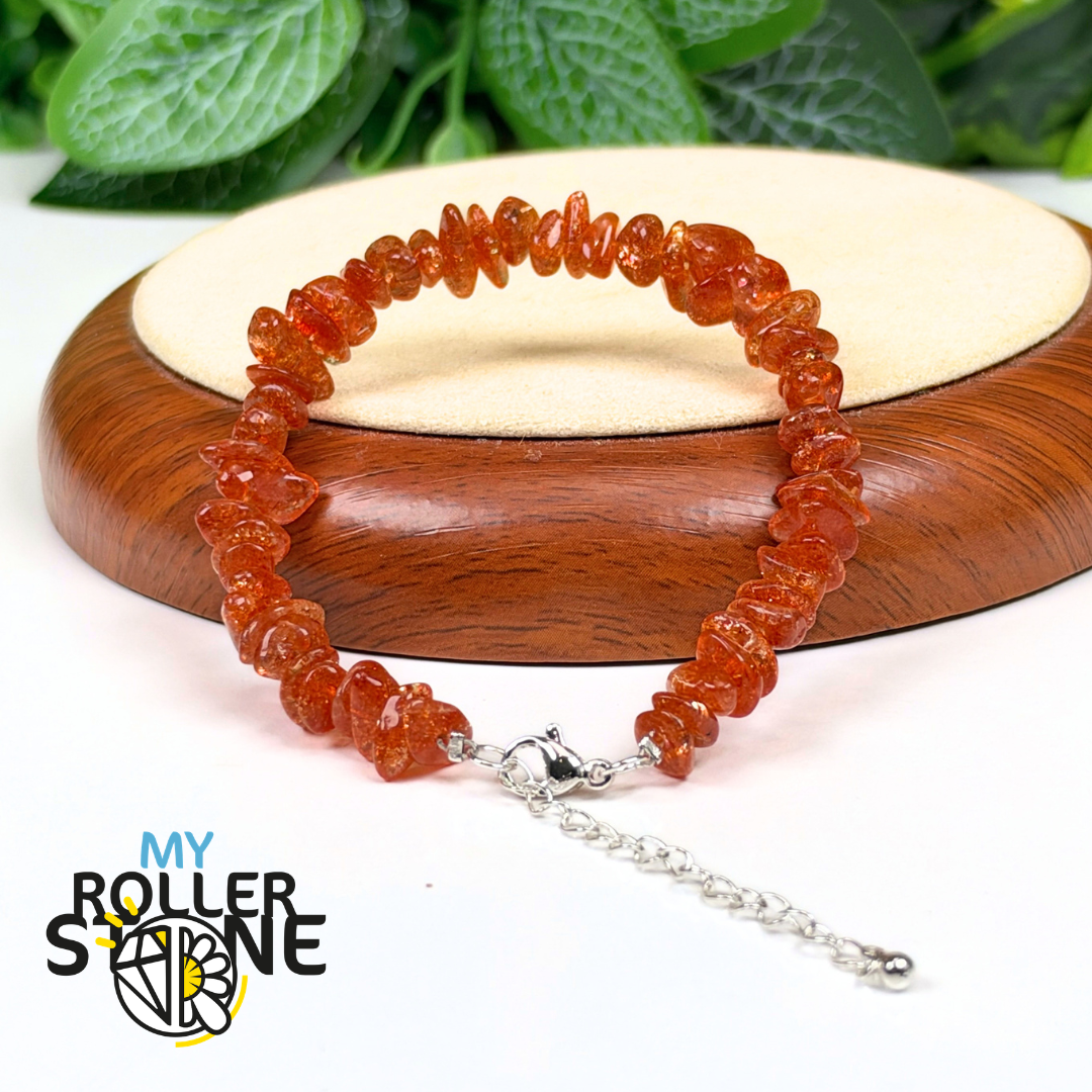 Bracelet Pierre du Soleil 7A Fermoir Argent