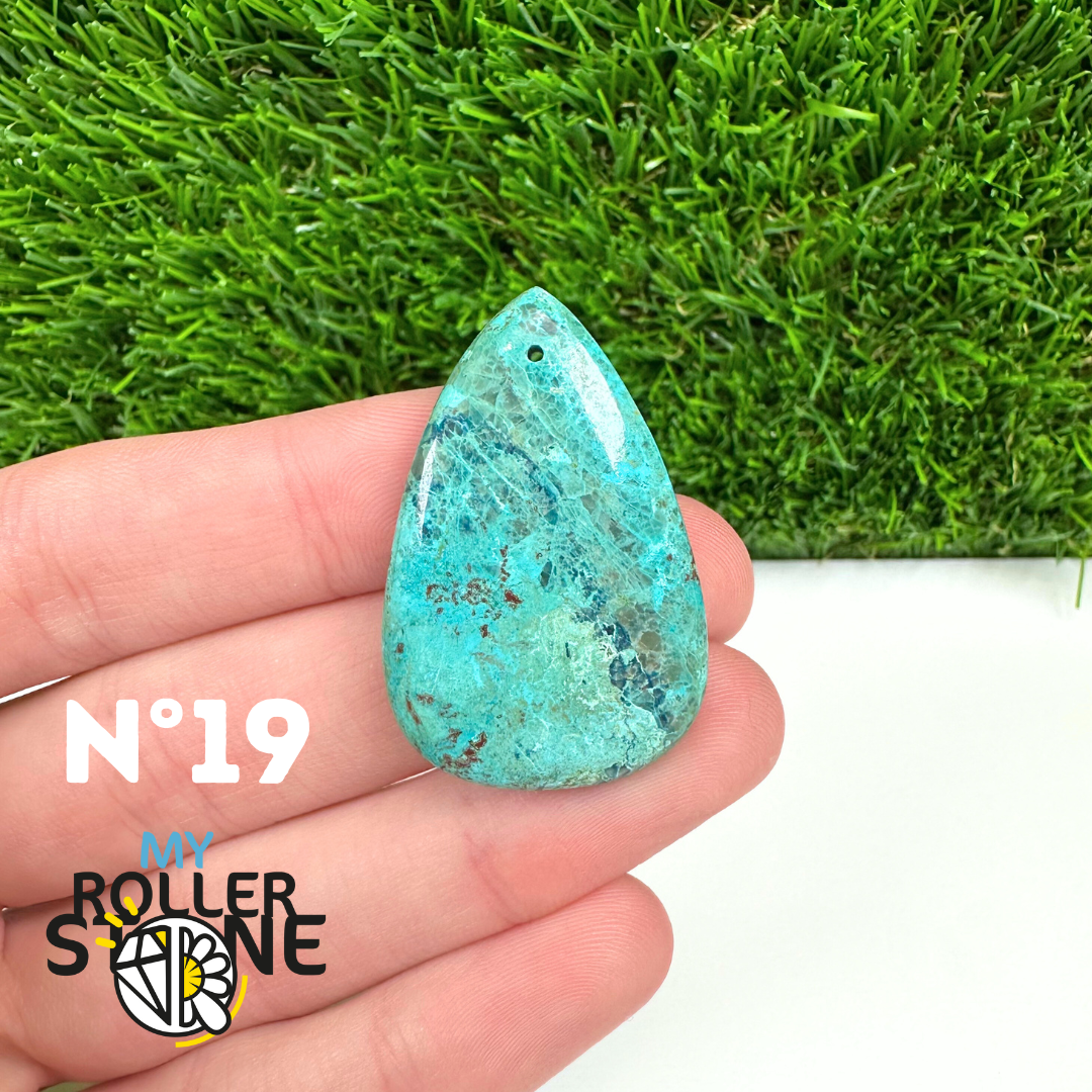 Pendentif Percé Shattuckite 5A