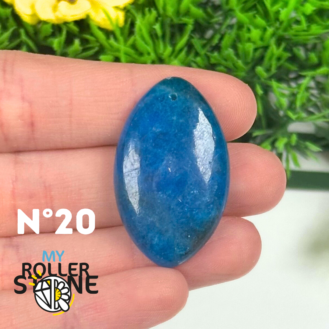 Pendentif Apatite bleue 5A