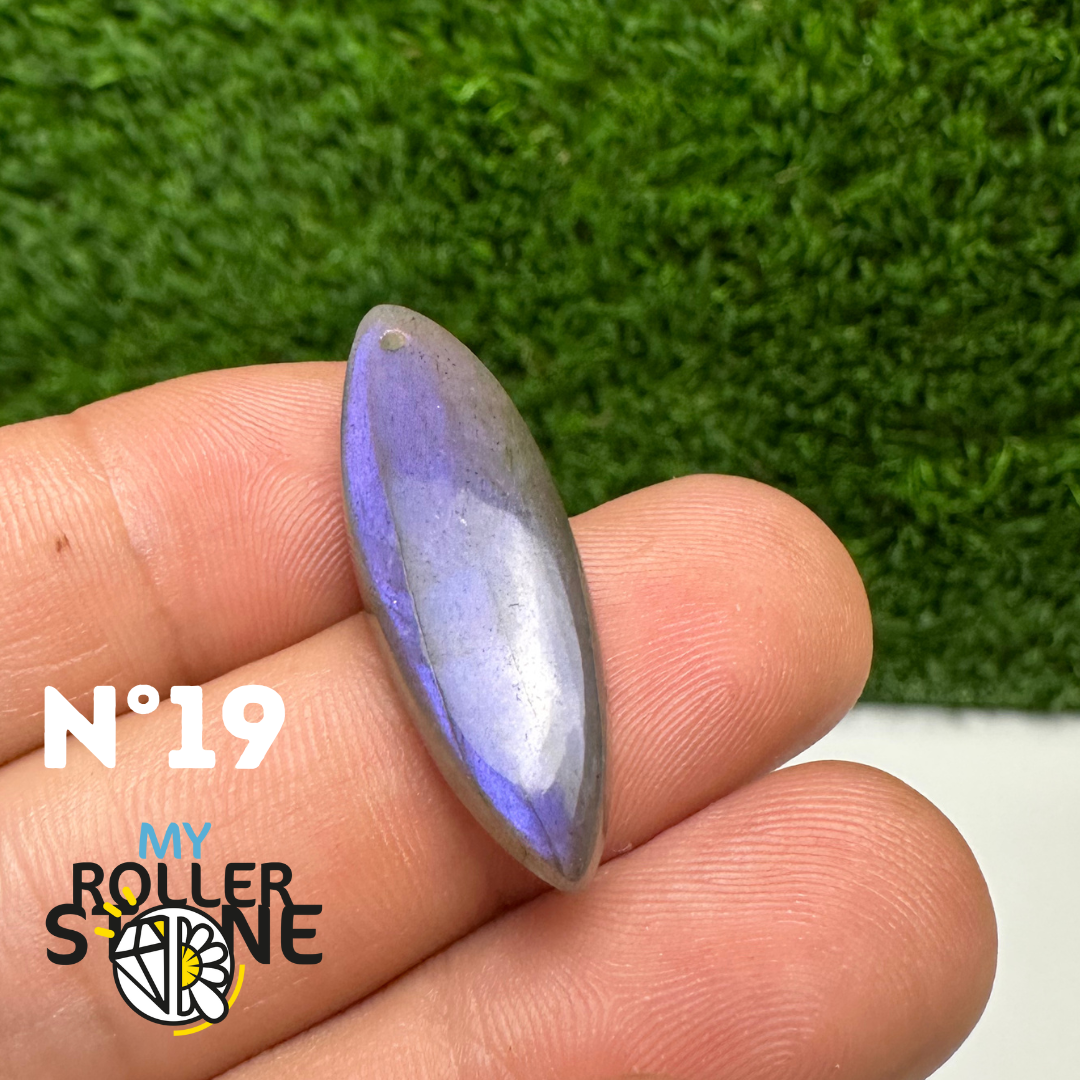 Pendentifs Labradorite Violette forme Libre 5A