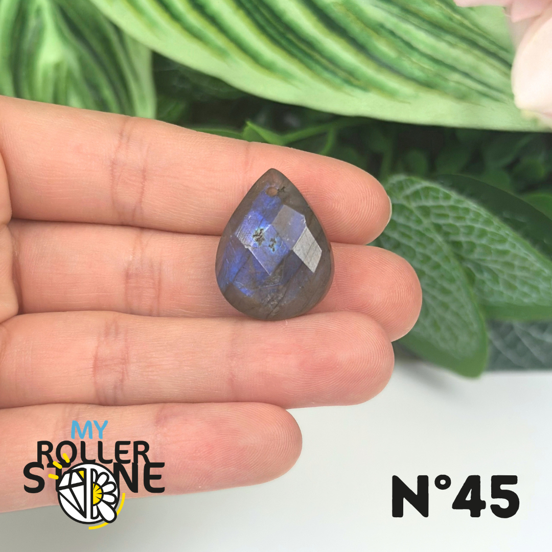 Pendentifs Labradorite Blue Fire Facettée 5A