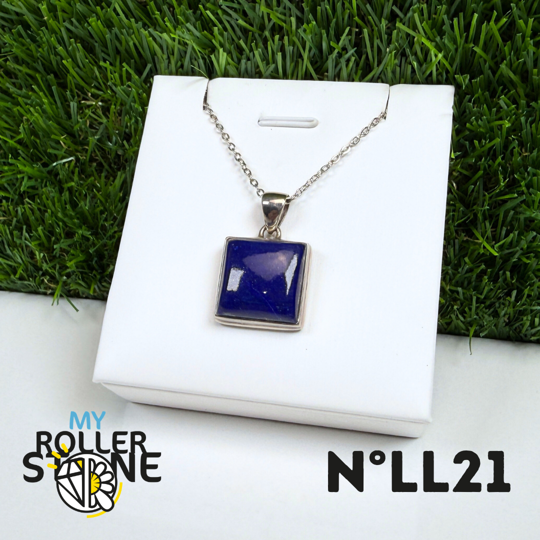Pendentif Argent 925 Lapis Lazuli #21