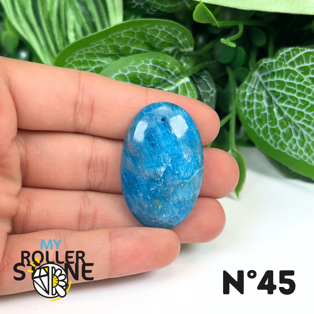 Pendentif Apatite bleue 5A