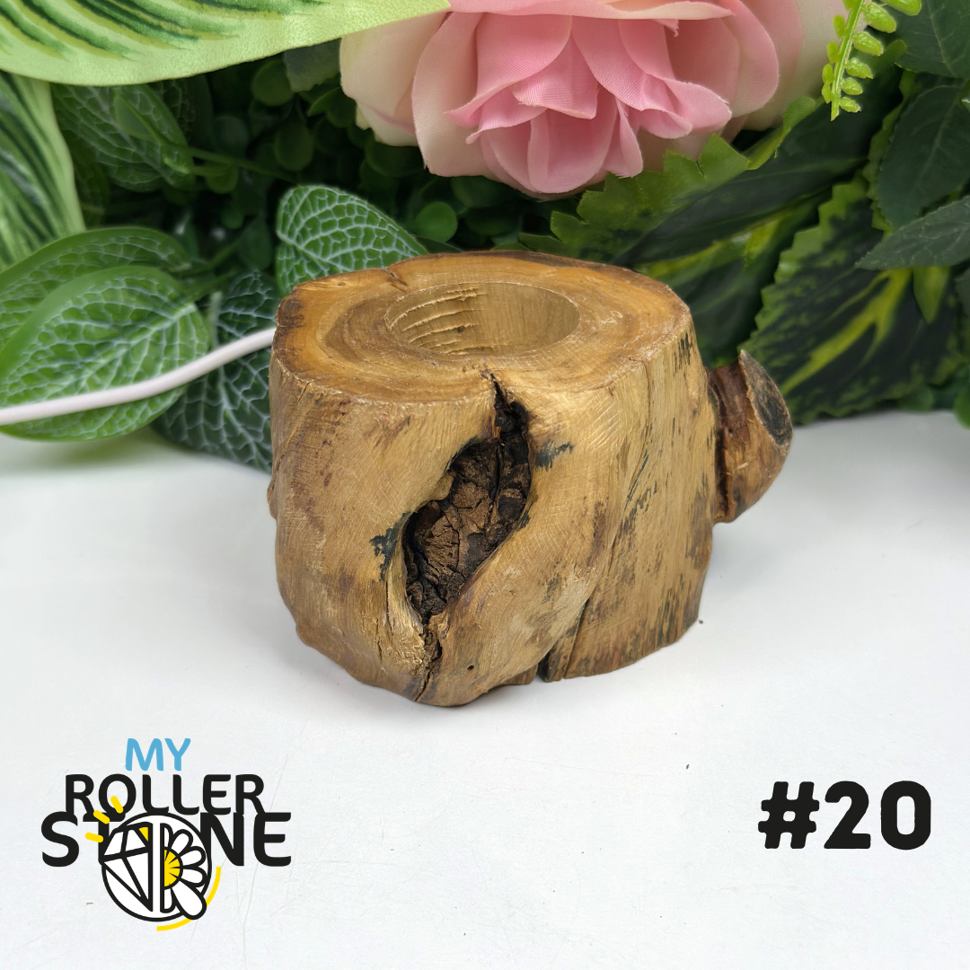 Support en bois LED pour sphère