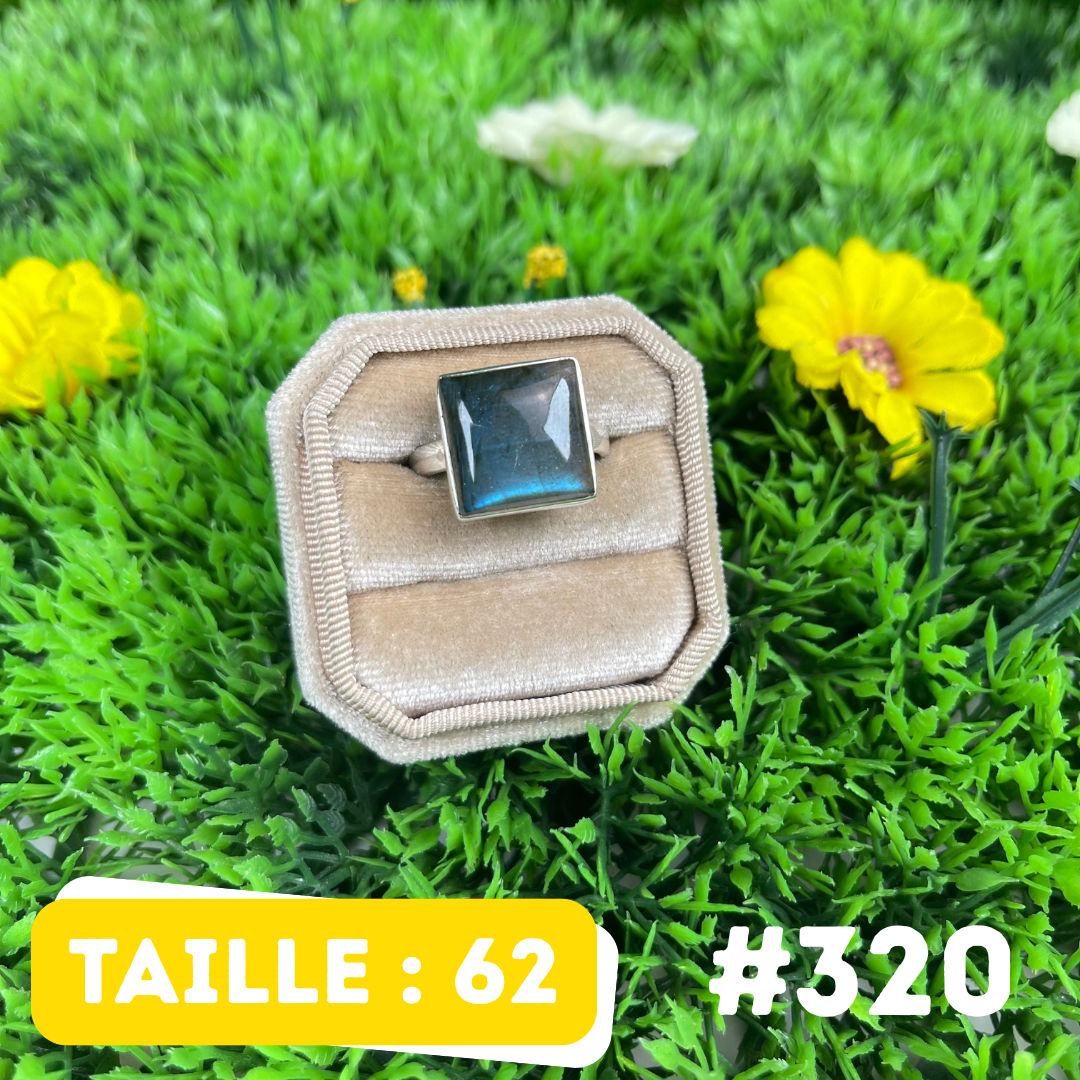 Bague Labradorite Bluefire #320