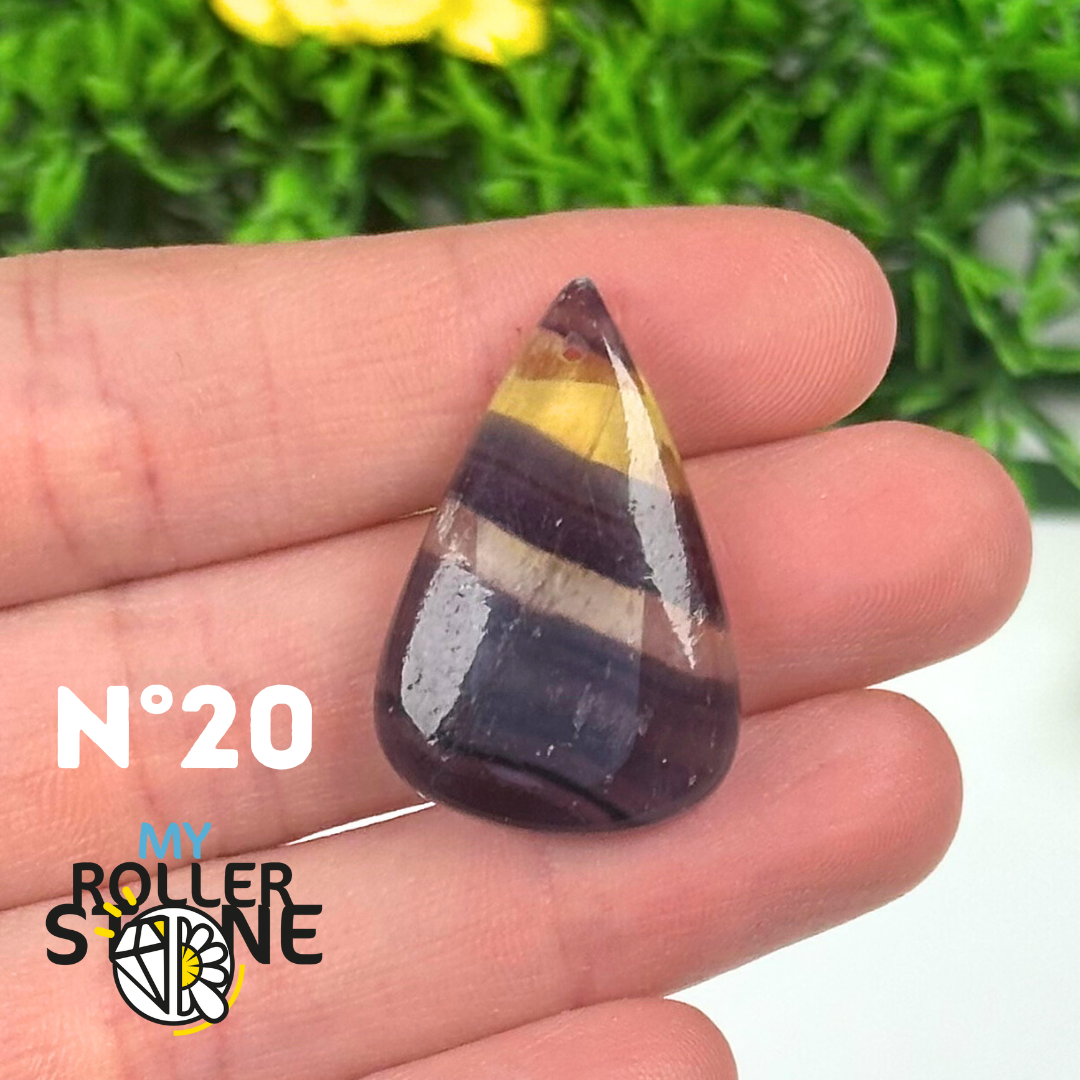Pendentif percé Fluorite 5A