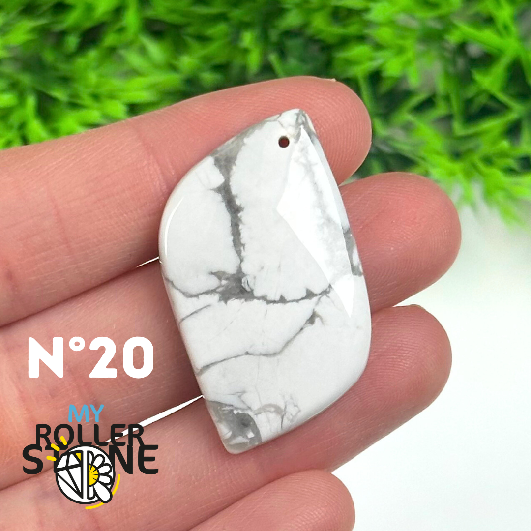 Pendentif Howlite 5A