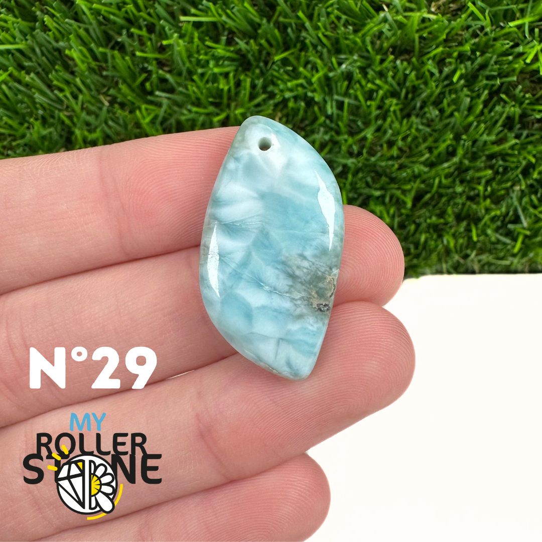 Pendentif Larimar 5A percé