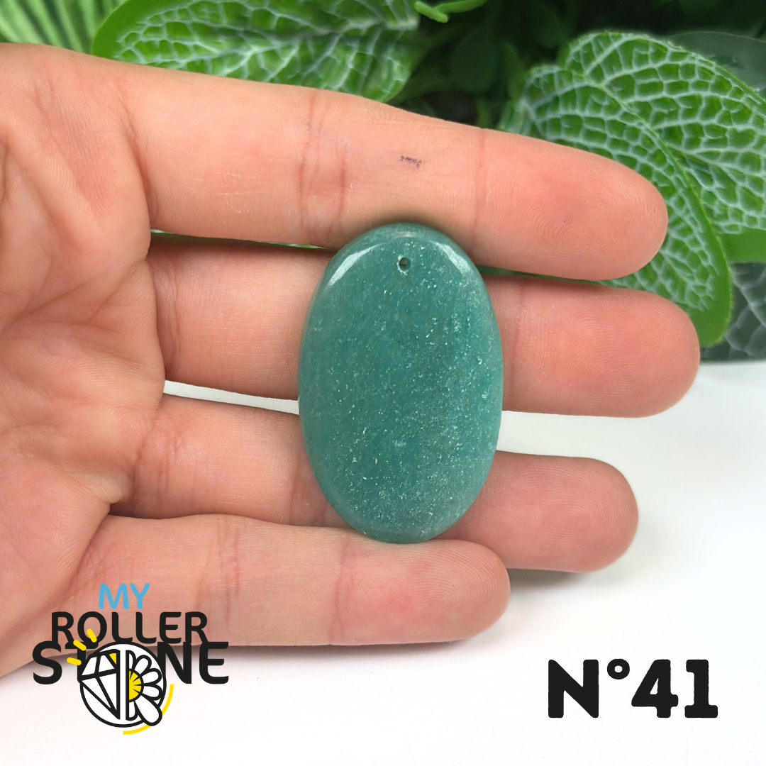 Pendentif Amazonite Brésil 5A